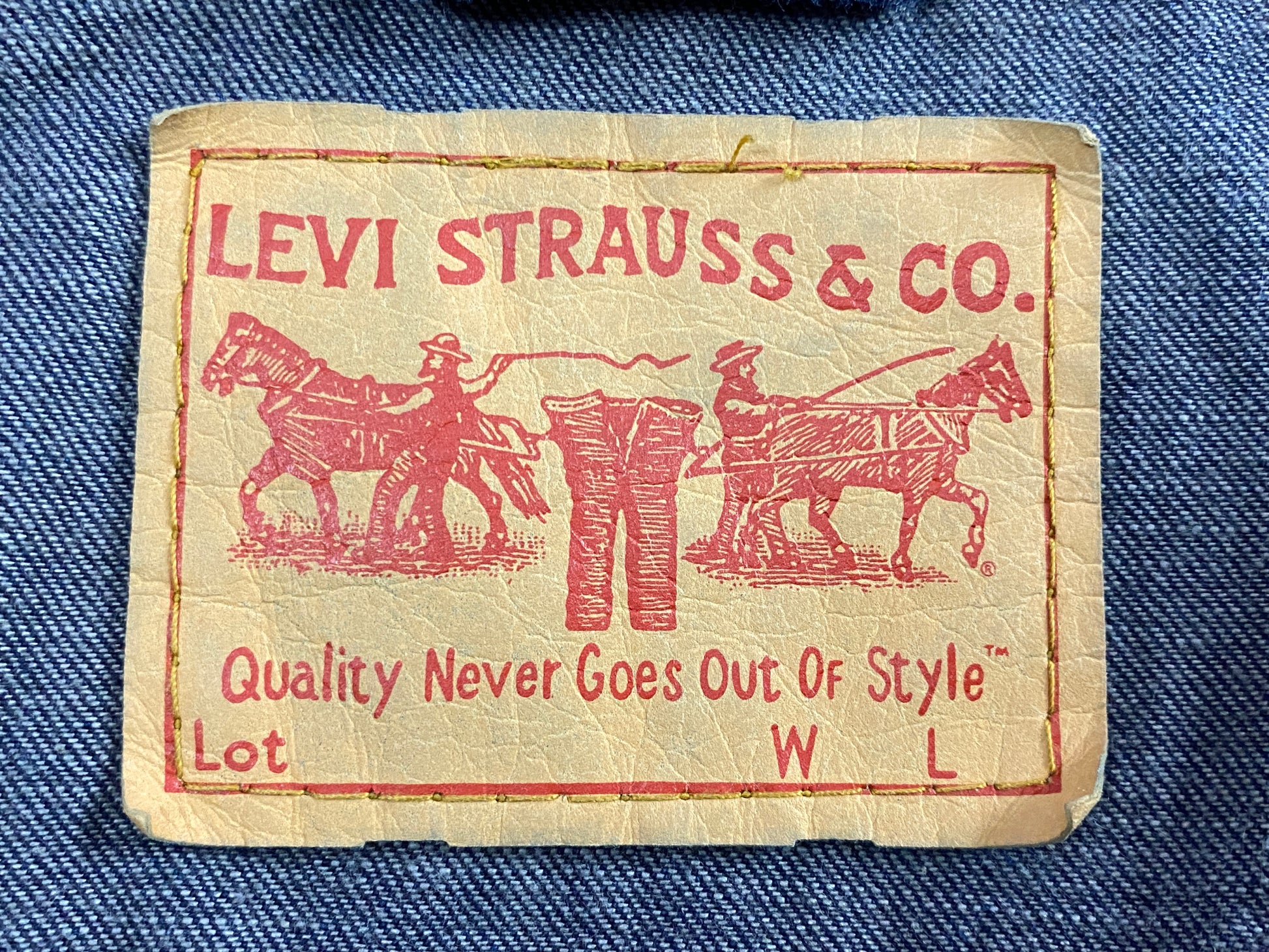 Levi's Vintage Women's Jean Jacket - Medium Navy Blue Cotton