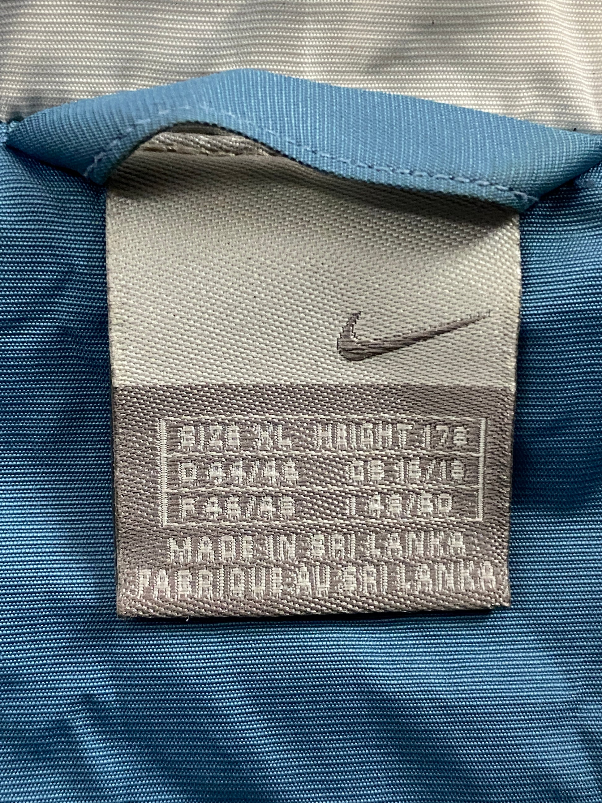 Nike Vintage Women's Windbreaker Jacket - XL Blue Polyester