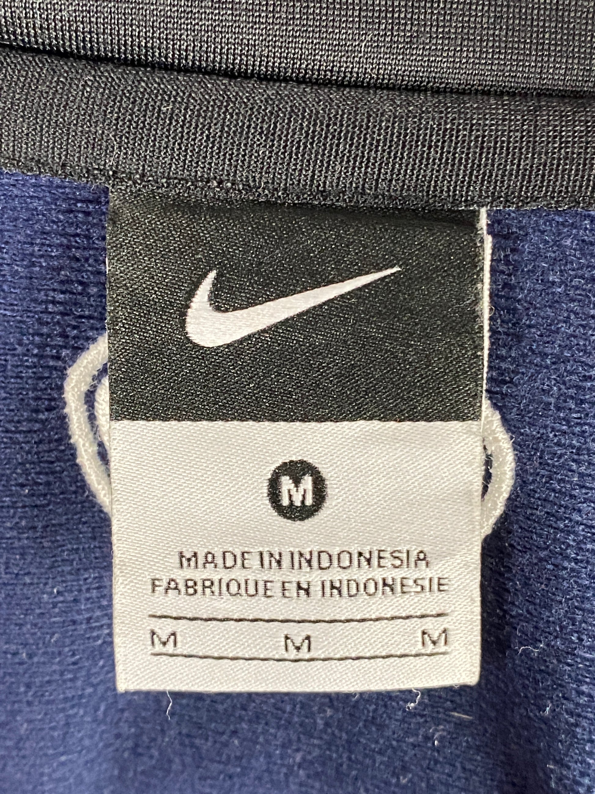 Nike Vintage Men's Track Jacket - Medium Black Polyester