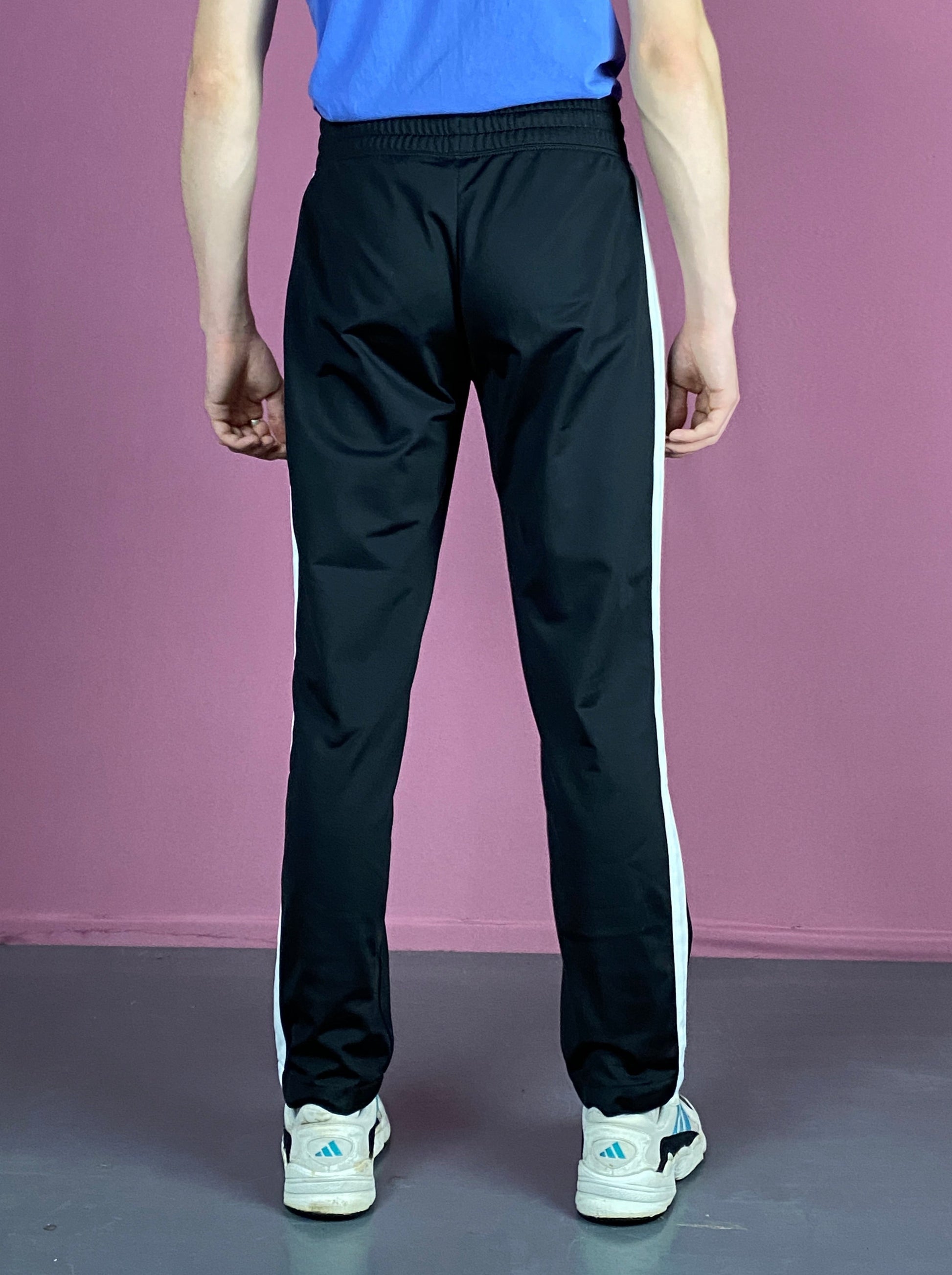 Nike Vintage Men's Side Tape Track Pants - S Black Polyester