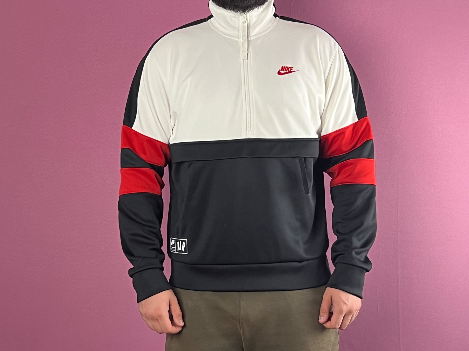 Nike Air Vintage Men's 1/2 Zip Track Jacket - S