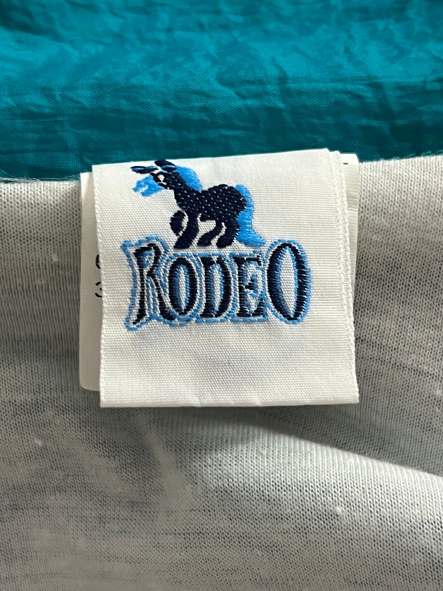 90s Rodeo Vintage Men's Сolor Block Windbreaker Jacket - XL