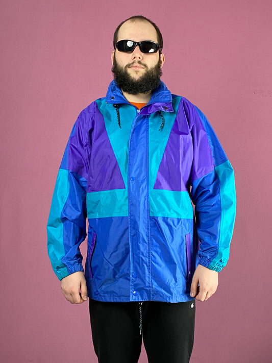 Relum Weather Master Vintage Men's Rain Jacket - Medium Multicolor Pvc