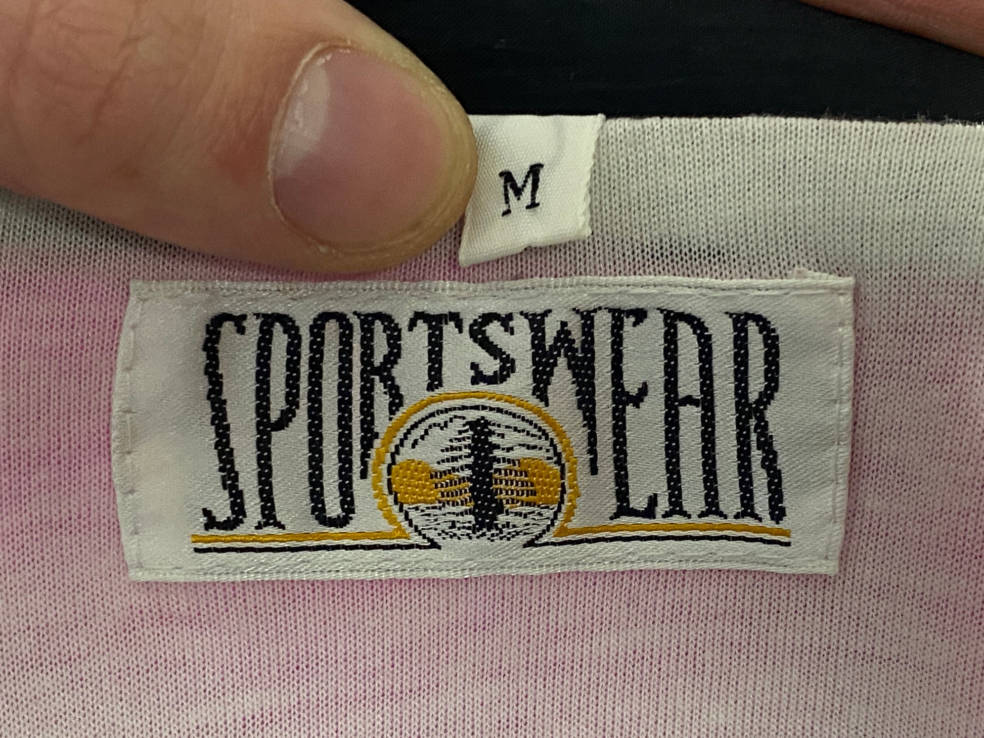 90s Sportswear Vintage Men's Abstract Windbreaker Jacket - Medium Pink