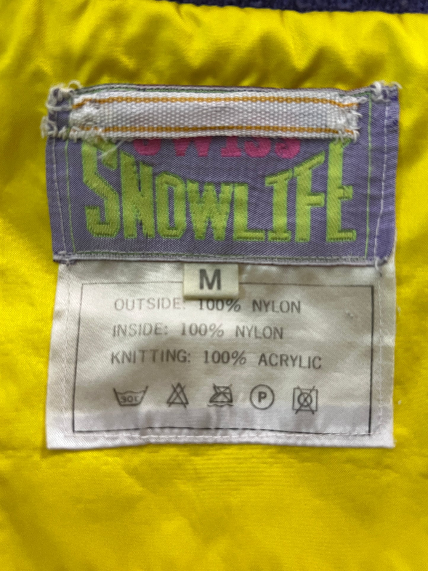 90s SnowLife Vintage Men's Ski Jacket - M