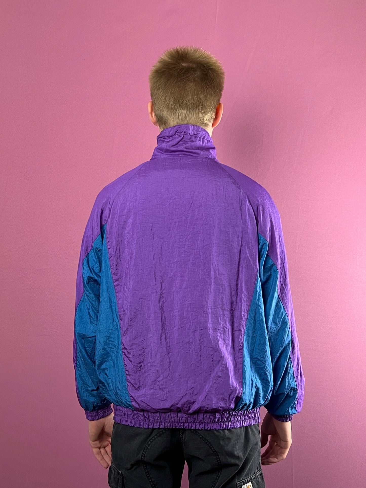 90s Vintage Men's 1/2 Windbreaker Jacket - M