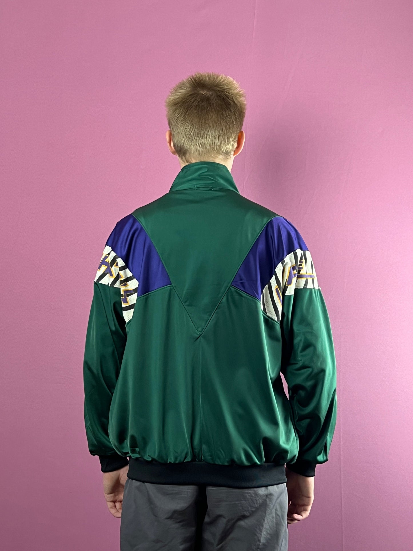 90s Vintage Men's Track Jacket - L