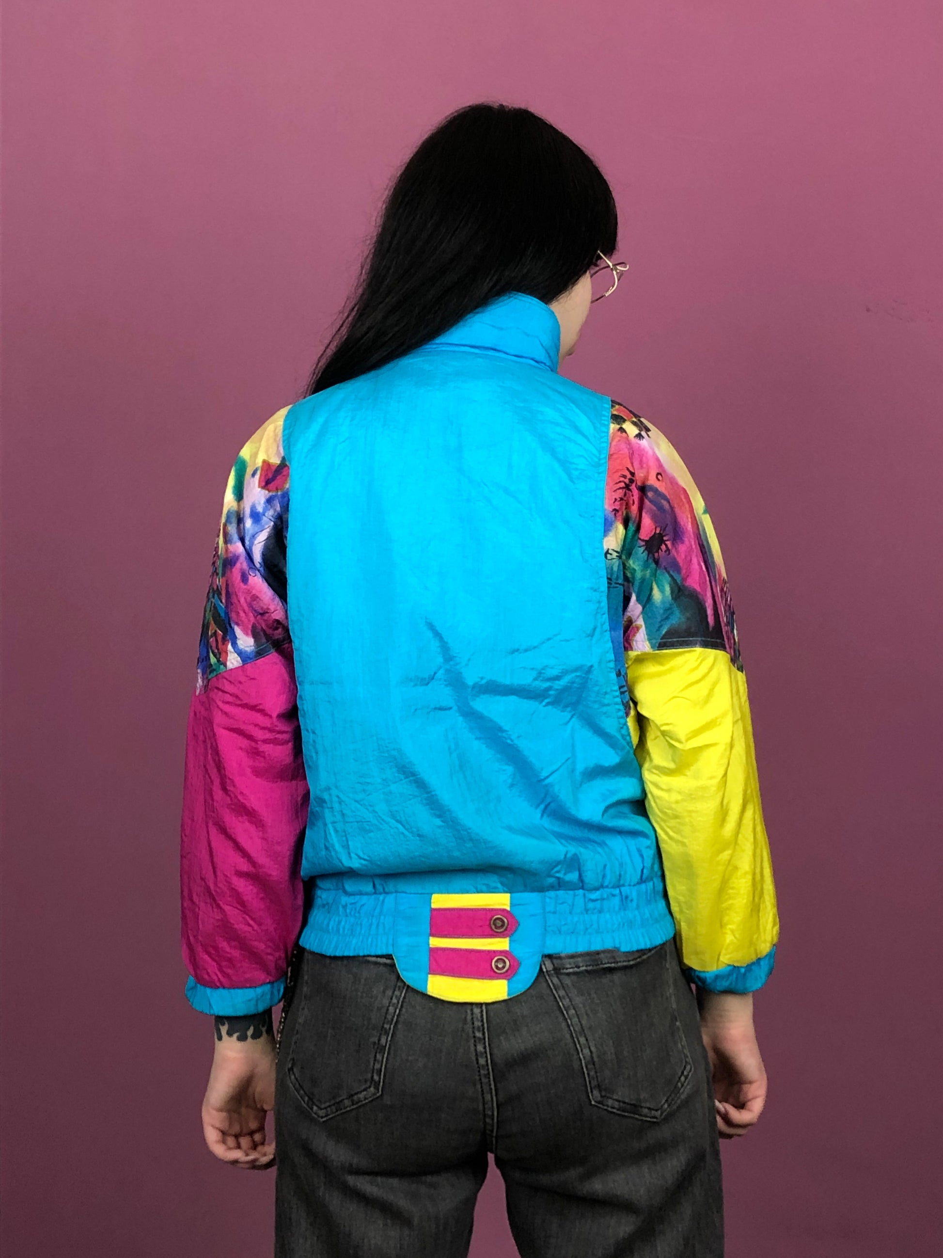 90s Vintage Rodeo Kids Ski Jacket - 10-12Y Multicolor Nylon