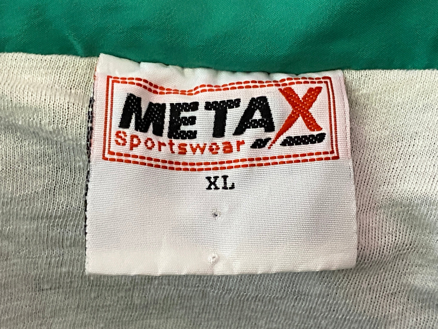 90s MetaX Vintage Men's Windbrteaker Jacket - XL Multicolor Nylon