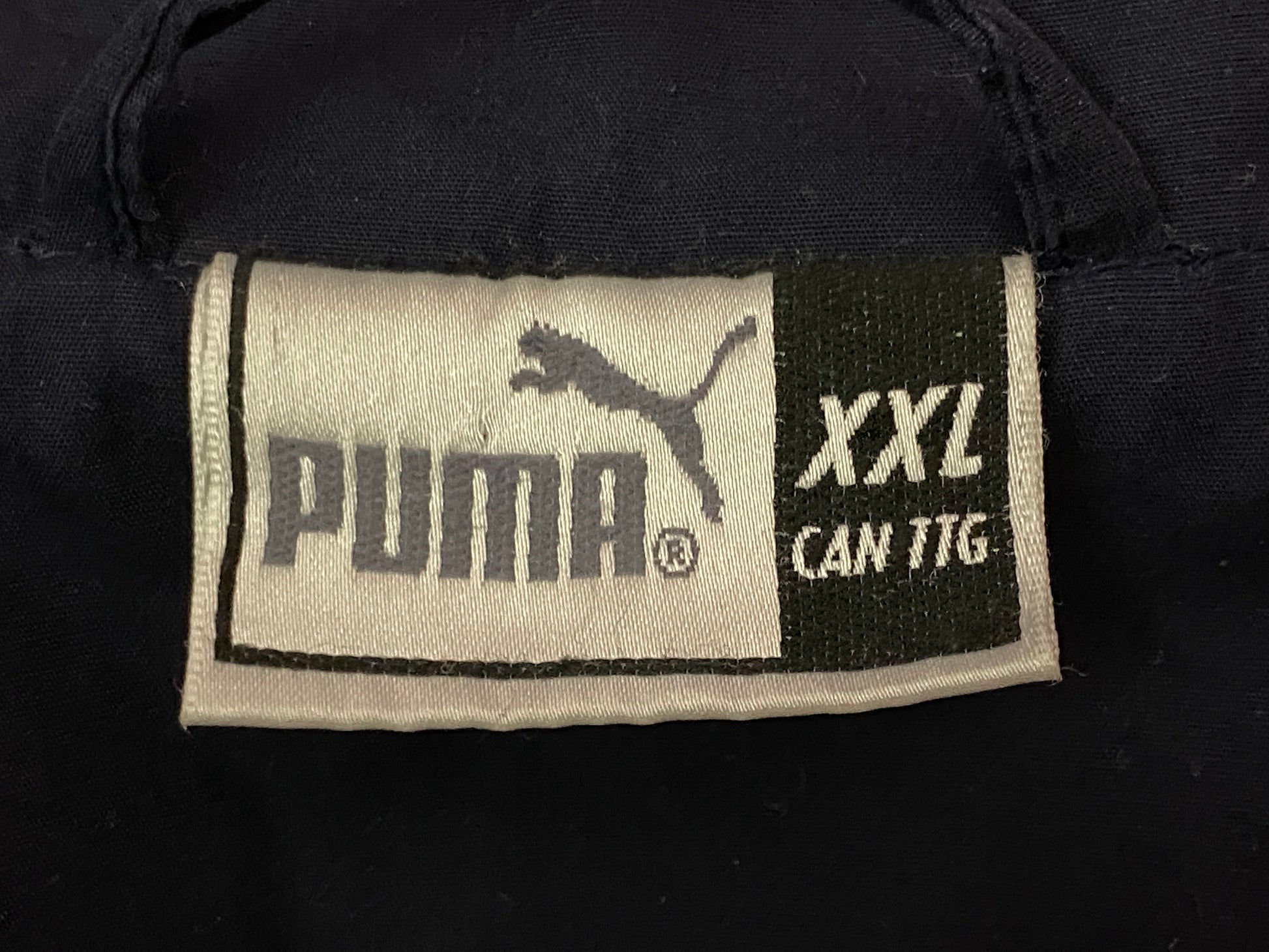 90s Puma Vintage Men's Windbreaker Jacket - XXL Navy Blue Polyester B