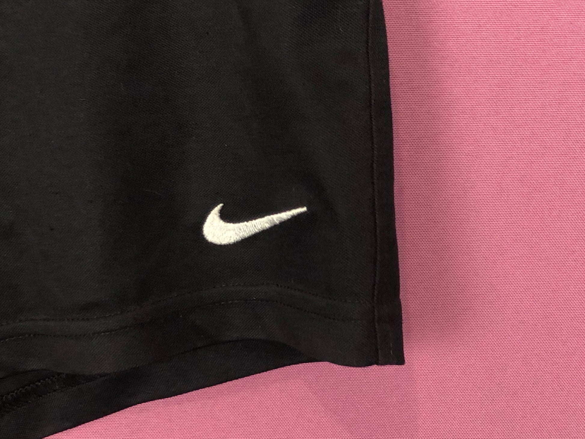 Nike Vintage Kids Track Shorts - 10-12Y Black Polyester