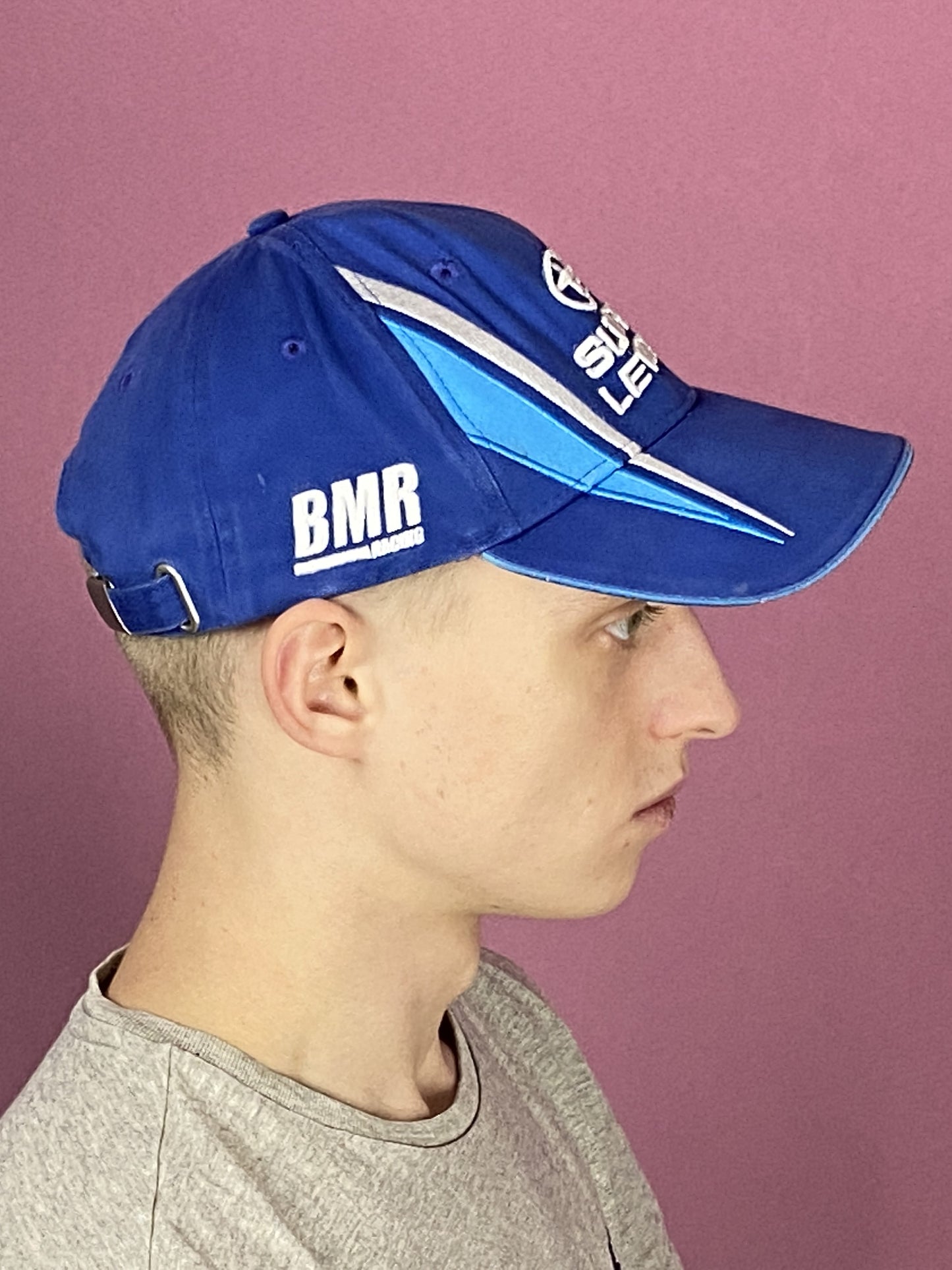 Subaru Levorg Vintage Racing Cap - Blue Cotton