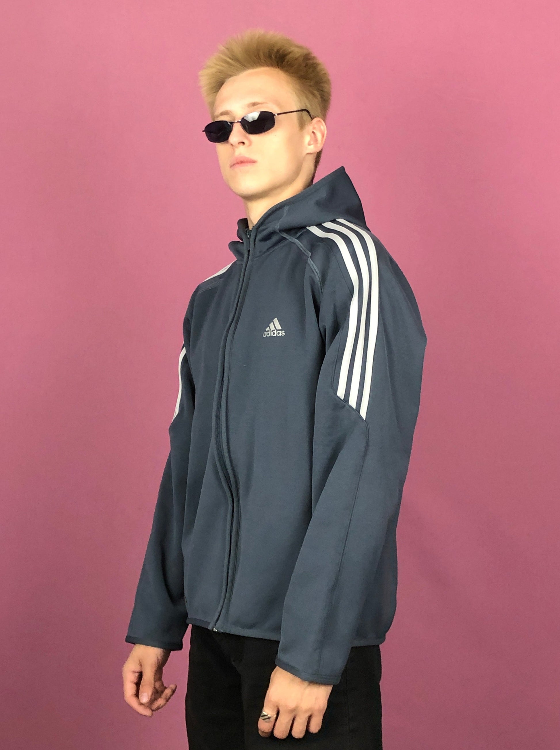 Adidas Vintage Men's Track Zip Hoodie