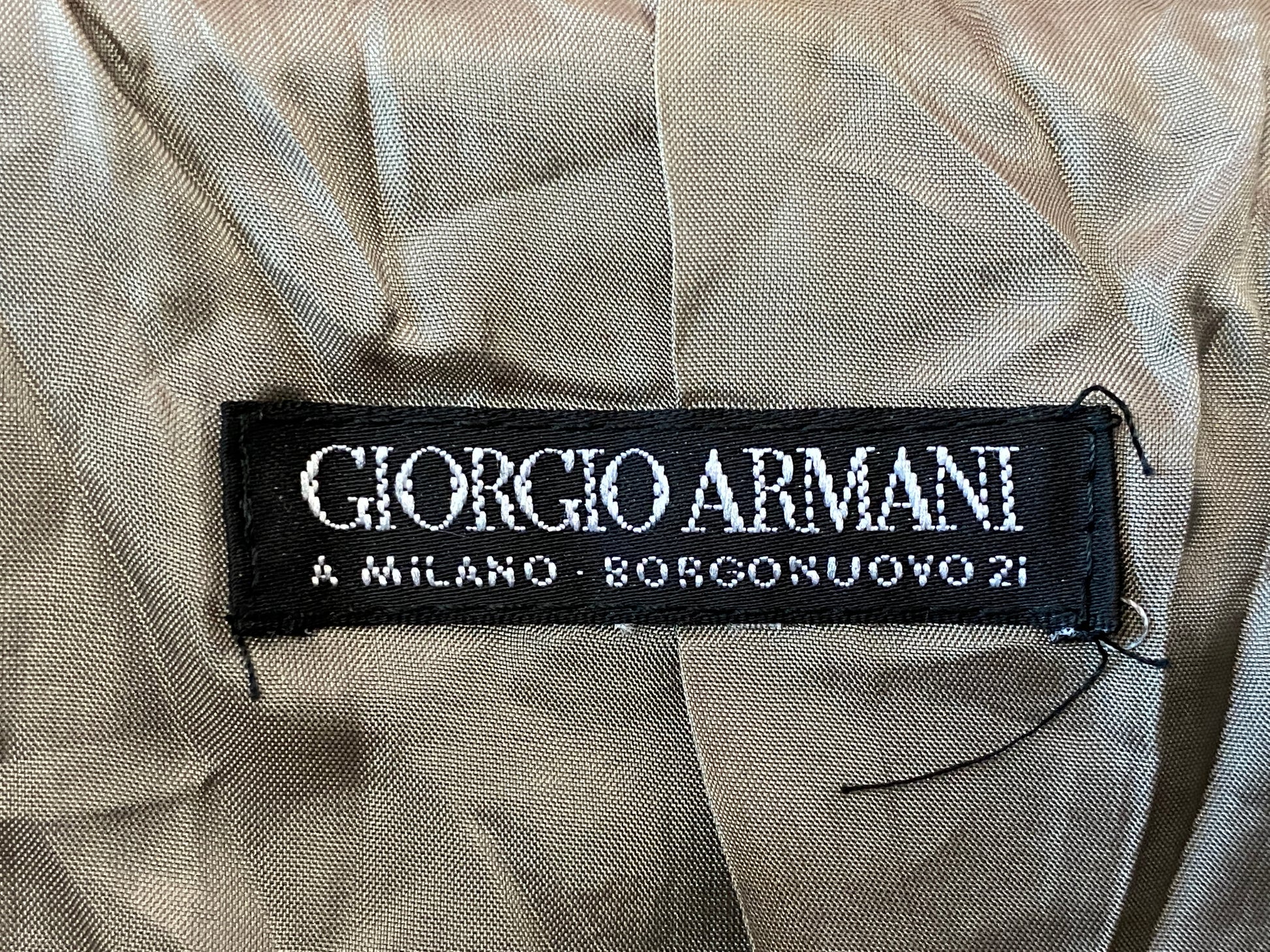 90s Giorgio Armani Vintage Women's Plaid Blazer Jacket - Medium Gray Wool