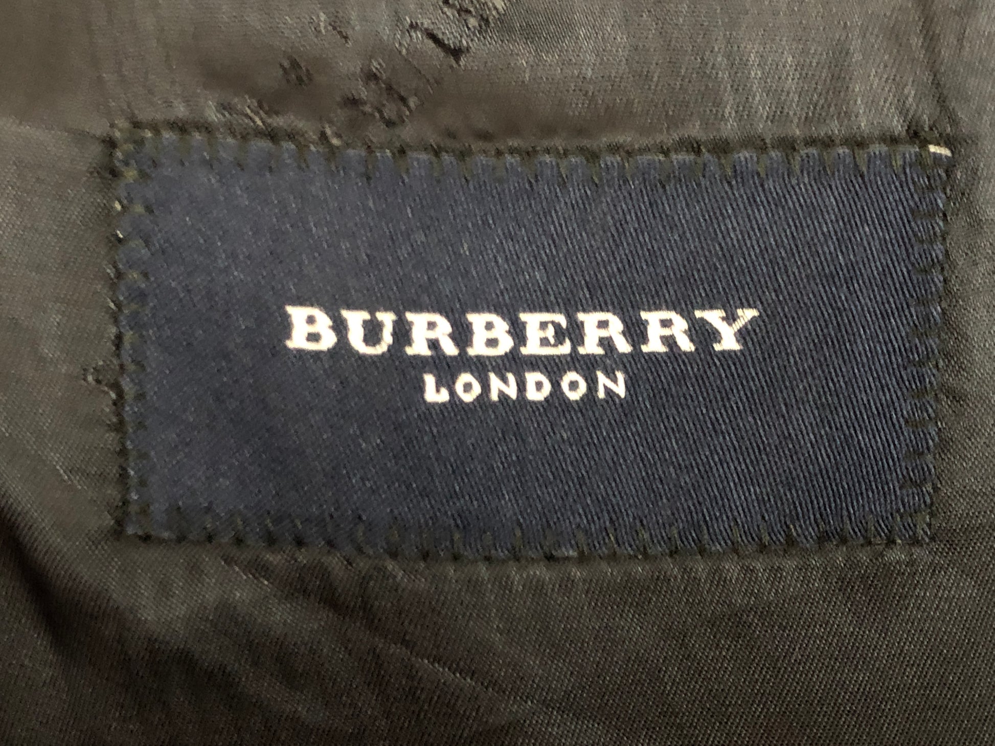 Burberry Vintage Men’s Suit Blazer - Medium Black Wool