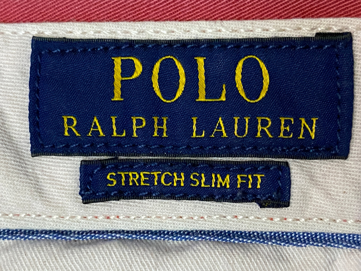 Polo Ralph Lauren Vintage Men's Chino Pants - 32 Pink Cotton Blend