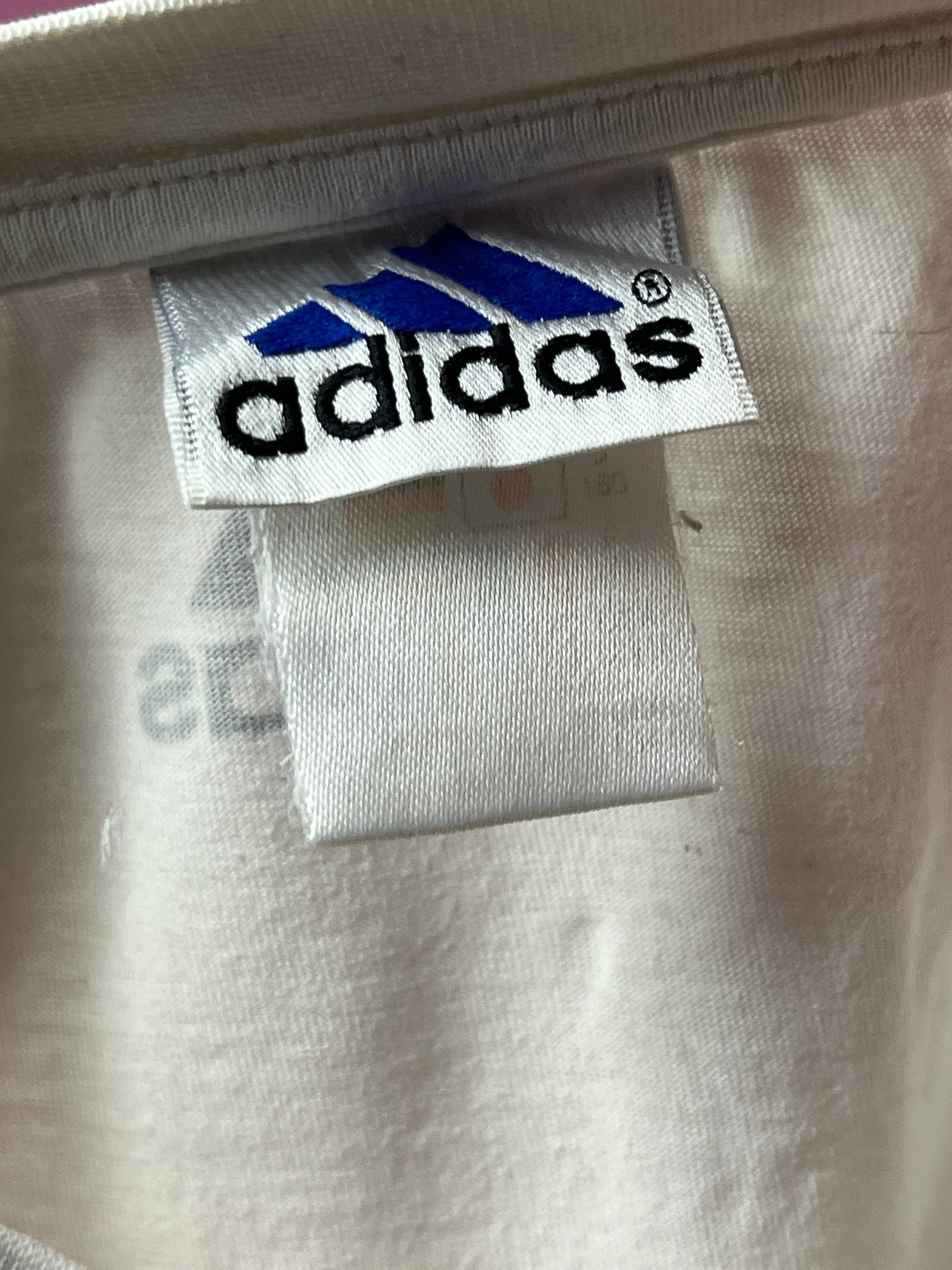 90s Adidas Vintage Youth T-Shirt - 14-16Y White Cotton