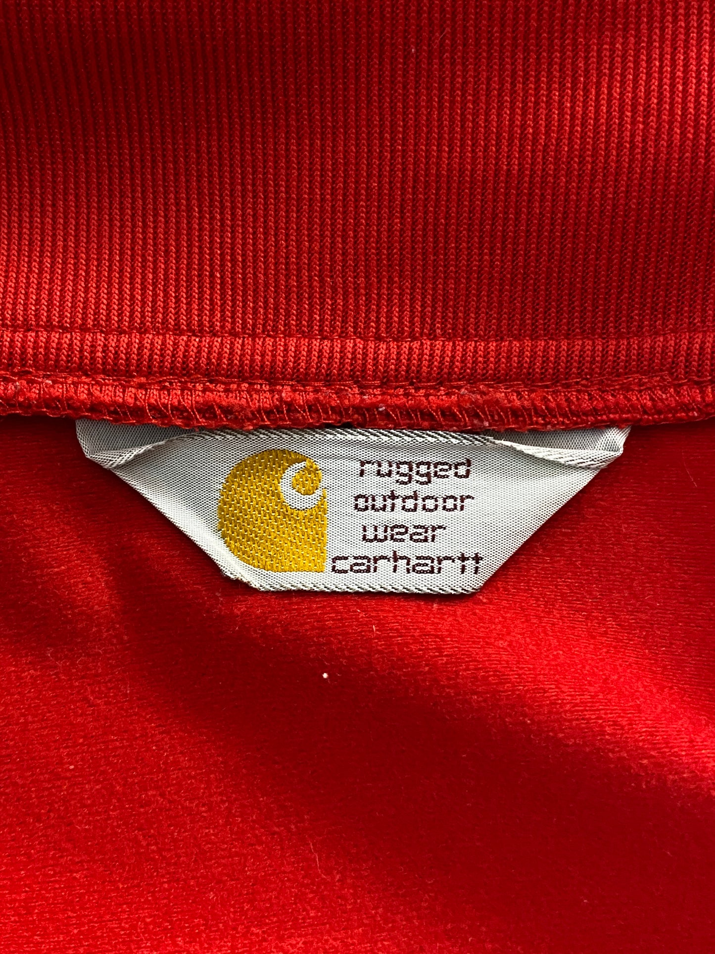 Carhartt Vintage Men's Track Jacket - XL Red Polyester