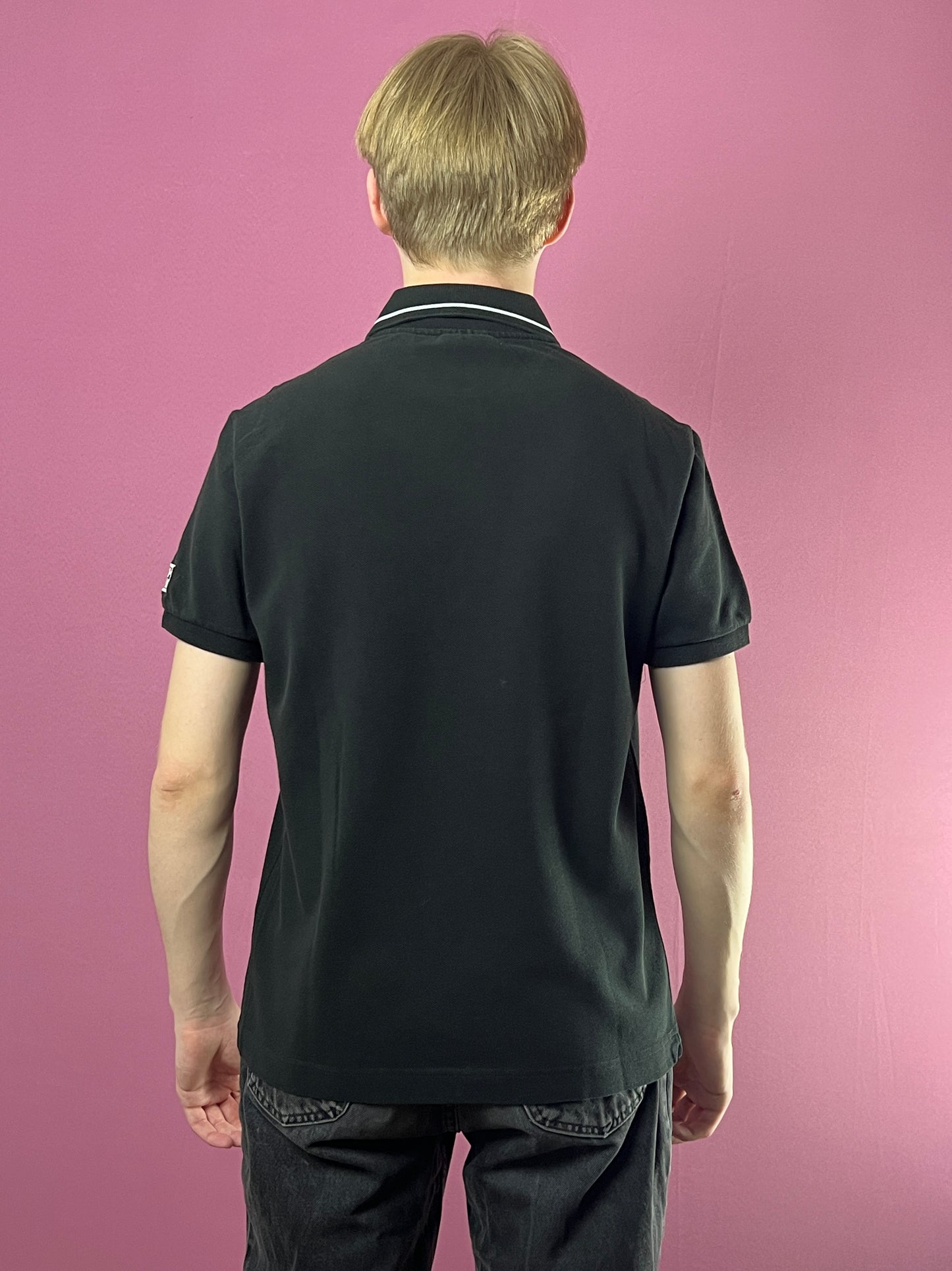 Lacoste Vintage Men's Polo Shirt - M Black Cotton