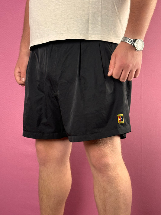 90s Nike Court Vintage Men's Sport Shorts - XXL Black Polyester