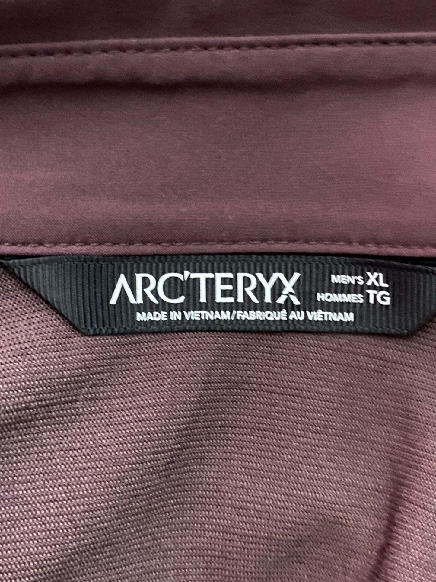 Arcteryx Vintage Men's Polo Shirt - XL Red Wool Blend