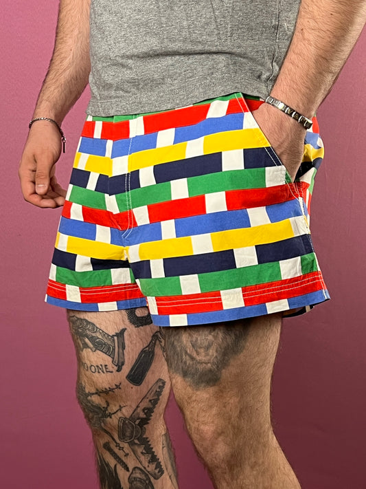 Missoni Sport Vintage Men's Striped Shorts - L Multicolor Cotton