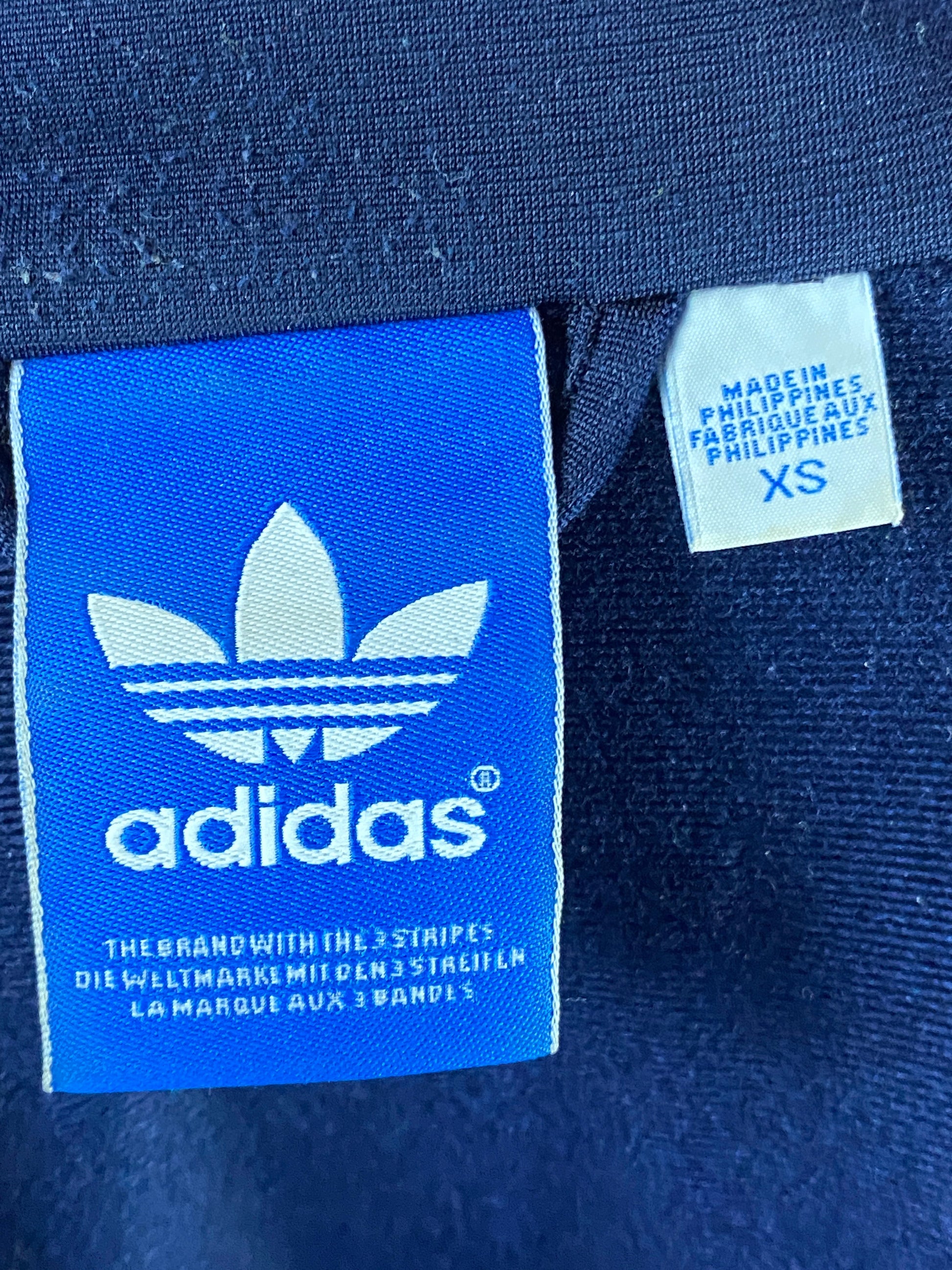 Adidas Originals Men's Track Jacket - XS Navy Blue Polyester