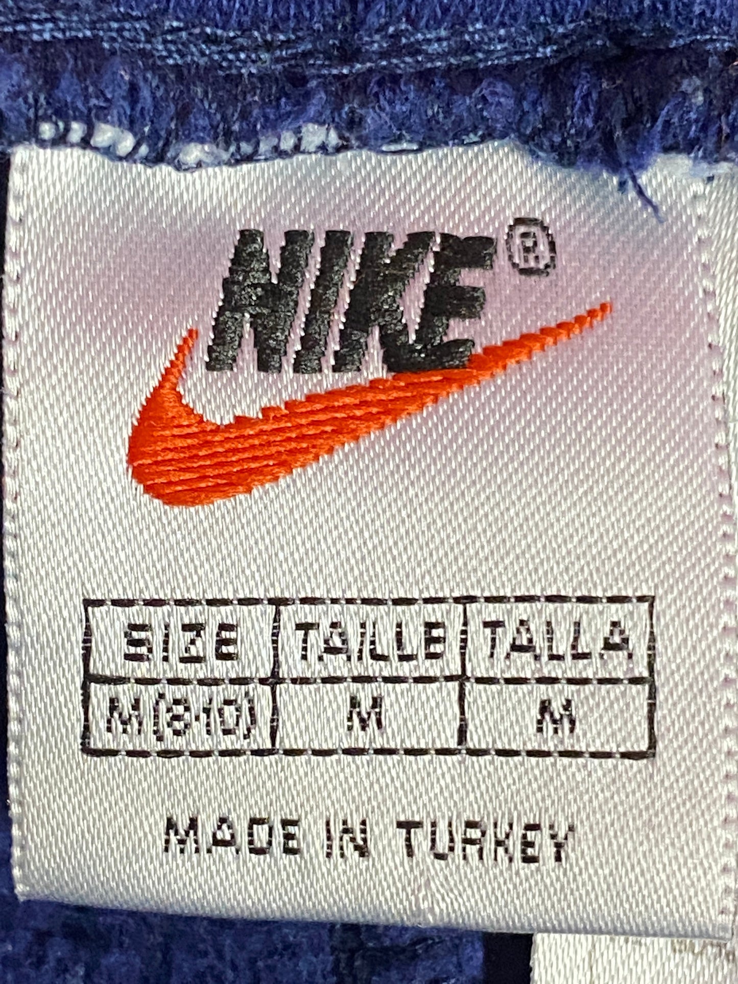 90s Nike Vintage Men's Sweatpants - Medium Blue Cotton Blend