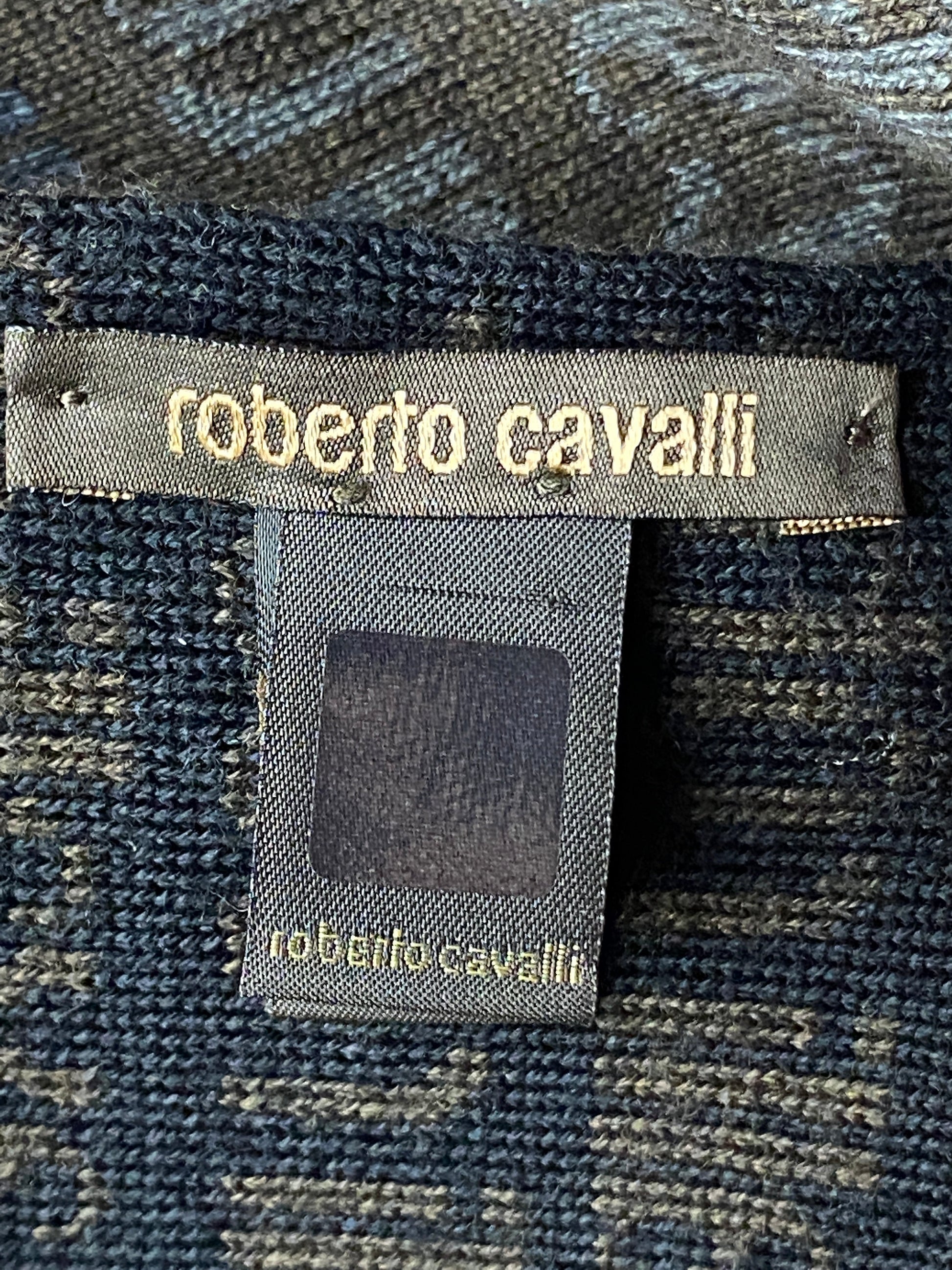 Roberto Cavalli Wool Scarf - Brown Wool