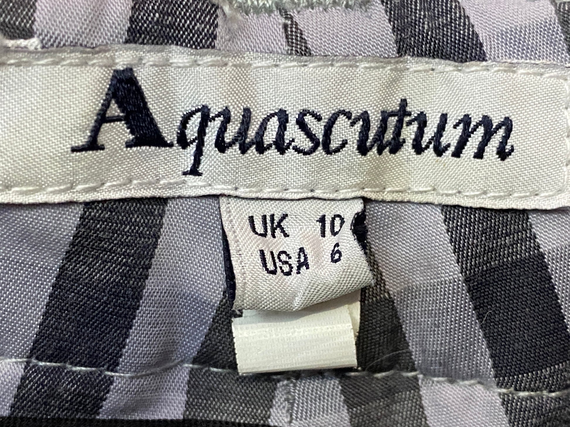 Aquascutum Men's Chino Pants - Small Gray Cotton